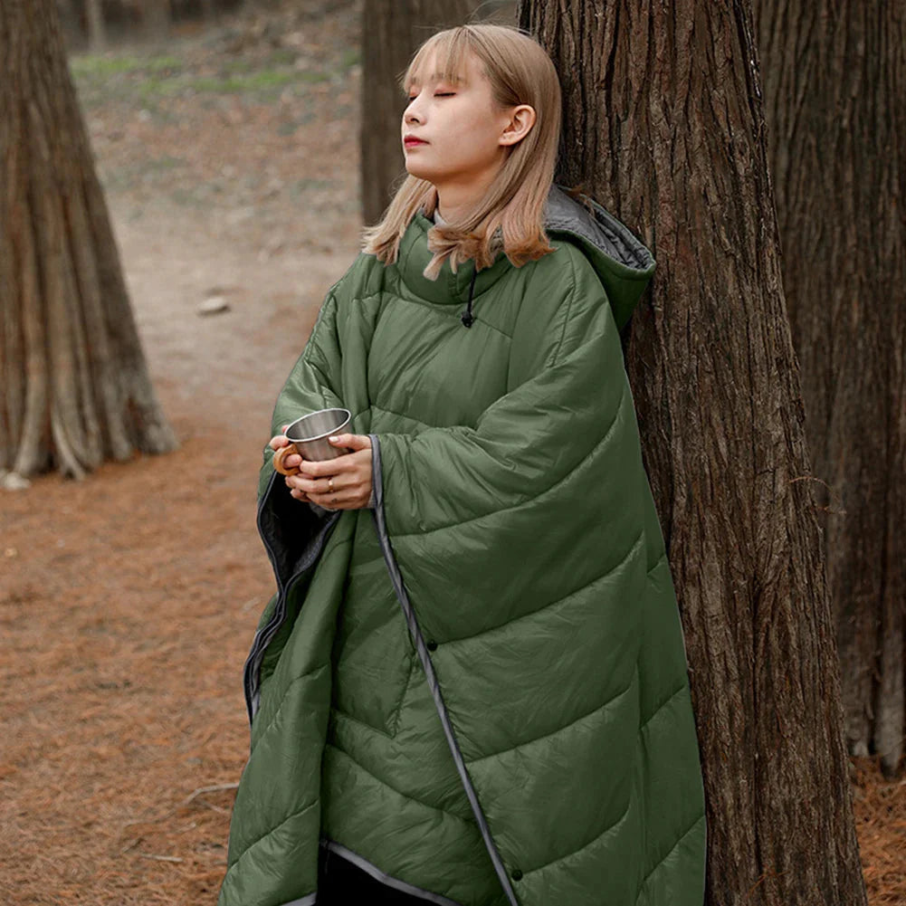 Insulated Wearable Sleeping Cloak