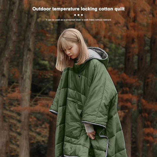 Insulated Wearable Sleeping Cloak
