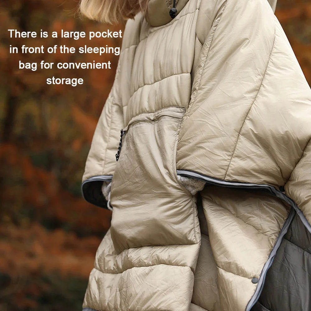 Insulated Wearable Sleeping Cloak
