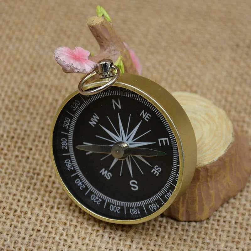 Mini Survival Keyring Compass